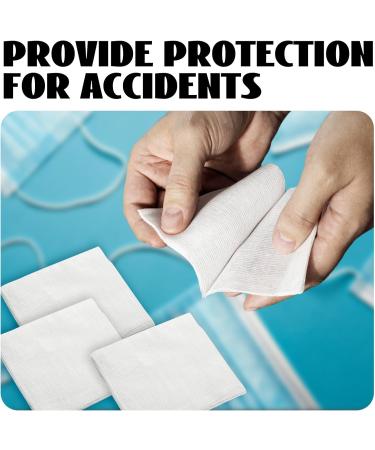 60 Pack Sterile 4x4 Large Gauze Pads - Non-Adhesive 12-Ply Woven Bandages for Enhanced Absorption - First Aid Medical Wound Care Kit - Buy Online on GoSupps.com