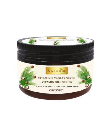 LIMOPA Hand Face and Body Cream with Coconut Oil | Nourishing Care Normal to Dry Skin Lotion | Intensive Moisturizer Cream