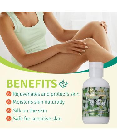 Aloe Life Face & Body Lotion - Hydrating Concentrated Formula with Antioxidants Minerals & Herbal Extracts - Gluten-Free Pleasant Grapefruit Scent - Safe for All Skin Types (4 oz - Buy Online on GoSupps.com