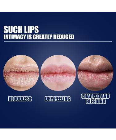 Moisturizing Lip Balm For Men Moisturizing Lip Balm For Chapped Lips Lip Moisturizer Men's With Organic Moisturizing Serums Moisturizes Lips (3) - Buy Online on GoSupps.com