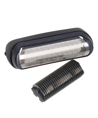 Shaver head foil compatible with Braun 10B 20B