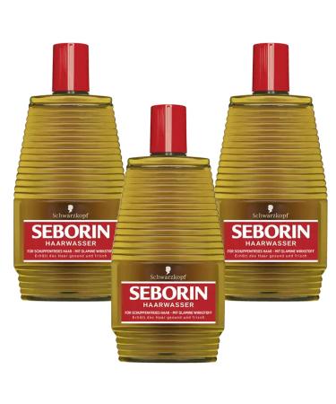 3x Schwarzkopf Seborin hair tonic for dry scalp & anti-dandruff 400ml each