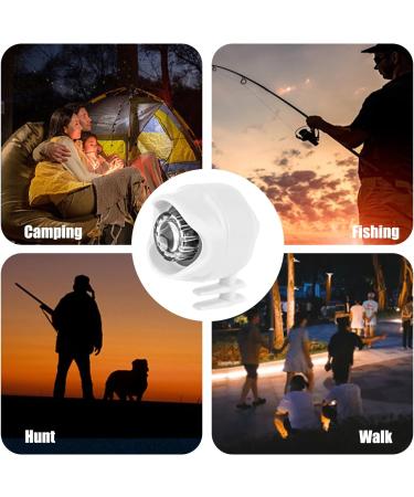 ePicsoa 2 Pcs Rechargeable Croc Lights for Clog Shoes | Waterproof LED Headlights for Dog Walking | 3 Light Modes | Great Gifts for Adults & Kids | White 1 - Buy Online on GoSupps.com