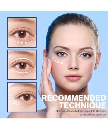 Anti-Wrinkle Eye Cream & Anti-Aging Lotion Serum | Smooth Fine Lines & Moisturizes - 3 Pcs Set - Buy Online on GoSupps.com