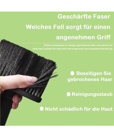 GIONAR 3-Piece Hairdressing Accessory Set Neck Brush Hairdresser Hair Brush Hair Cleaning with Haircut Hairdressing Capes Professional Hair Styling and Cleaning for the Salon Black - Buy Online on GoSupps.com