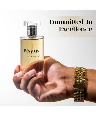 Beatus Paris Tropical Forest - Luxury Cologne for Men - Fruity Opening with Pineapple Green Apple and Bergamot - Mens Cologne - 3.4 oz - Buy Online on GoSupps.com