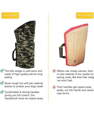 mmagicc Dog Bite Training Sleeves Professional Dogs Bite Training Arm Sleeve With Whip Agitation Stick Arm Protector - Buy Online on GoSupps.com