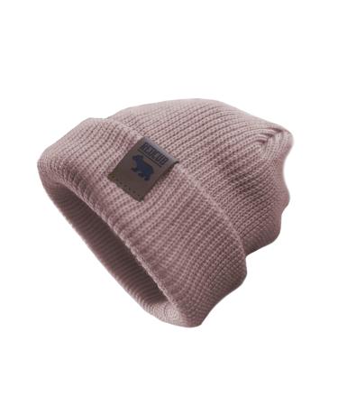 REDCUB Toddler and Baby Beanie | Girls Boys Acrylic Kids Baby Beanies | Knit Winter Hat | 12-36 Months 12-3 Years Dusty Pink