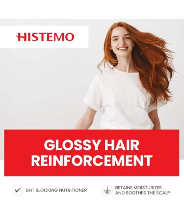 Histemo Ultra Scalp Care Conditioner with DHT Blocker for Thinning Hair - Promotes Thicker Growth, Hair Regrowth & Loss Protection - Biotin & Panthenol Formula for Men & Women - 3 oz - Buy Online on GoSupps.com
