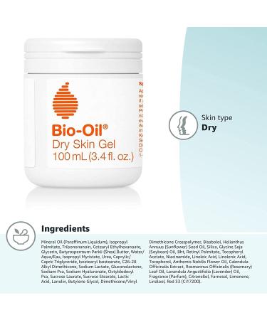 Bio Oil Dry Skin Gel 3.4 fl oz - Ultimate Hydration for Dry Skin - Buy Online on GoSupps.com