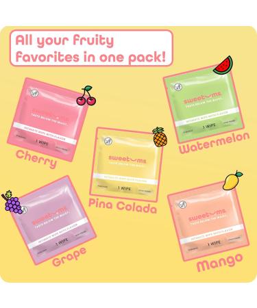 Buy Fruit Blend Sample Pack - pH Balanced Biodegradable Feminine Wipes for Women | Pack of 10 - Shop Now - Buy Online on GoSupps.com