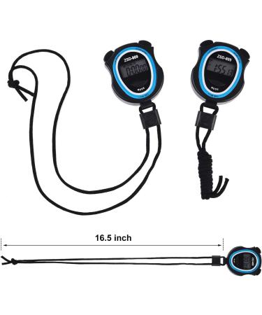 3-Piece Digital Stopwatch Set | Multi-Function Sports Timer for Trainers & Referees | Batteries Included - Fast International Shipping - Buy Online on GoSupps.com