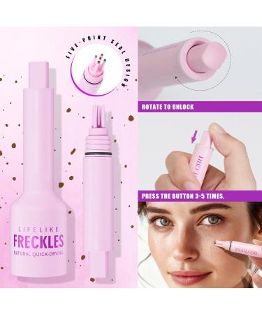 Freckles stamp facial beauty cosmetics freckles dots pen for daily commute weddings parties companies cosplay performances women and - Buy Online on GoSupps.com