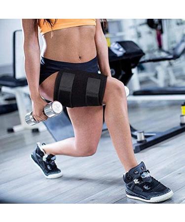 ZJchao Thigh Wrap - Adjustable Compression Brace for Women & Men | Support for Hamstring Quad & Groin Pain | Leg Compression Sleeve - Buy Online on GoSupps.com