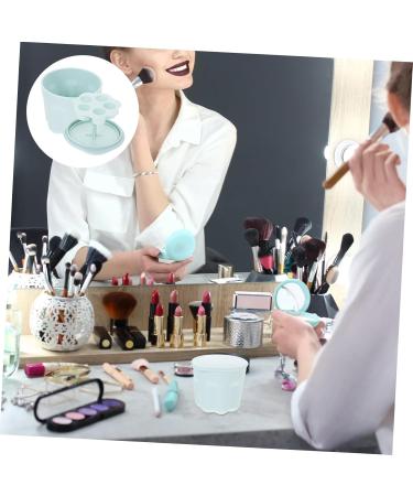 minkissy Cleanser Make up Sponge Cleaner Make up Brush Cleaner Pad Brush Cleaner Mat Makeup Cleaner for Makeup Sponge Cleaner Cosmetic Brush Cleaner Makeup Brush Scrub Box Tpr - Buy Online on GoSupps.com