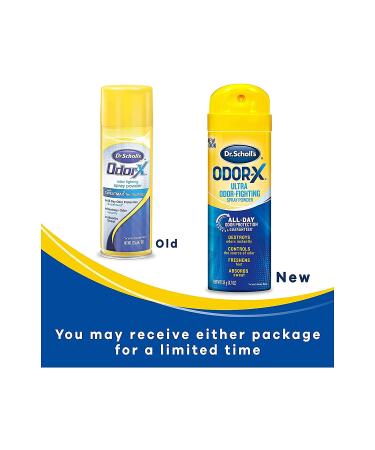 Dr. Scholl's Odor-X Spray Powder 4.70 oz - Pack of 9 | Odor Fighting Formula - Buy Online on GoSupps.com