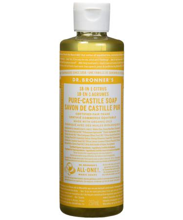 Dr. Bronner's Organic Pure Castile Liquid Soap Citrus Orange - 8 fl oz
