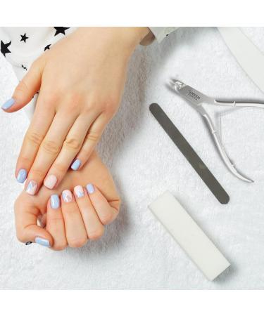 Cuticle Cutter Set (Silver with Pusher) - Buy Online on GoSupps.com