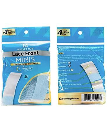 "Lace Front Support" Walker Double Bands Glebe Band Stickers Additive Men Hair System Replacement Toupet Hair Proxic Hair Extension Pillage Contour C Mini (72pcs X 1 BAG)