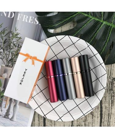 Yeejok Portable Refillable Perfume Atomizer Spray Pump - 5ml Travel Size Bottle for Men and Women, Black - Buy Online on GoSupps.com