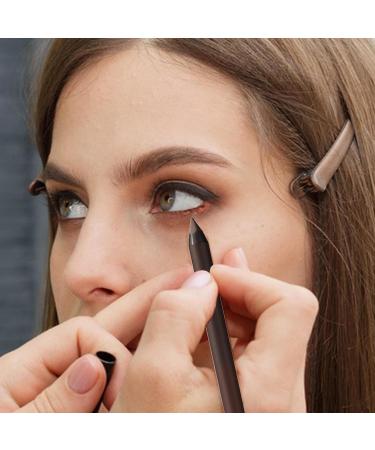  Lesunbak Eyeliner Pencil 2 in 1 24-Hour Smudge-Proof Eyeliner and Eyebrow Pencil - Durable for Eyebrows Sharpenable Ideal for Everyday Use and Travel - Buy Online on GoSupps.com