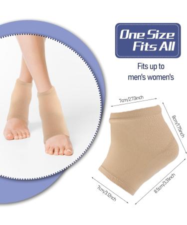 Buy Wllhyf Moisturizing Gel Socks - Soft Open Toe Spa Socks for Foot Care | Ventilated & Hydrating for Cracked Skin - Buy Online on GoSupps.com