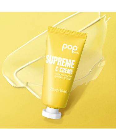 POP Beauty SUPREME C-CREME - Nourishing Antioxidant Cream to Moisturize Energize | Calamansi Grapefruit Ceramides | 2 Fl Oz