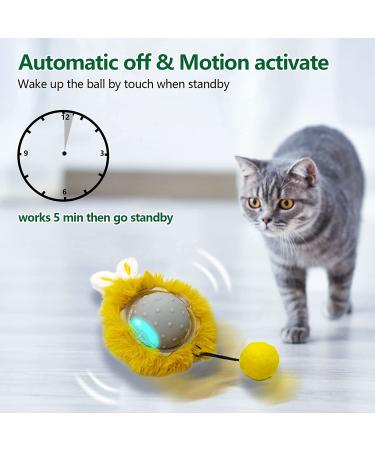 AUKL Interactive Cat Toy Ball - Automatic Rolling Robotic Car for Cats - Buy Online on GoSupps.com