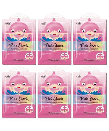 Epielle Character Masks (Pink Shark 6pk)