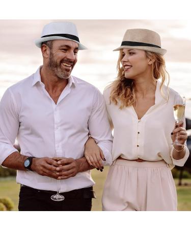 10 Pcs Classic Fedora Hats for Men and Women - Gangster Cap, 1920s Party Accessories - Buy Online on GoSupps.com