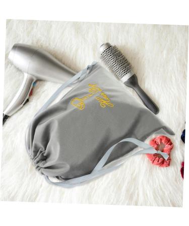 MUSISALY 2pcs Hair Dryer Carrying Bags Hair Dryer Drawstring Bags Fabric Drawstring Storage Bag 35.00X30.00X0.50CM Grey - Buy Online on GoSupps.com