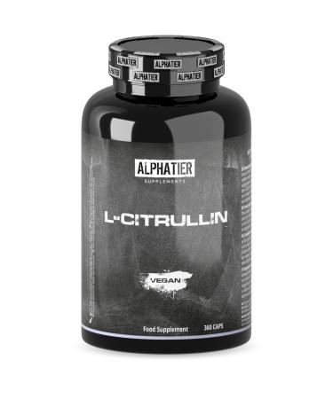 Alphatier L -Citrullin Malat capsules - 360 caps highly dose + vegan - Champion L -Citrulline Malate DL 2: 1 - Premium quality without additives L -Citrullin 360 pieces (1 Pack) - Buy Online on GoSupps.com