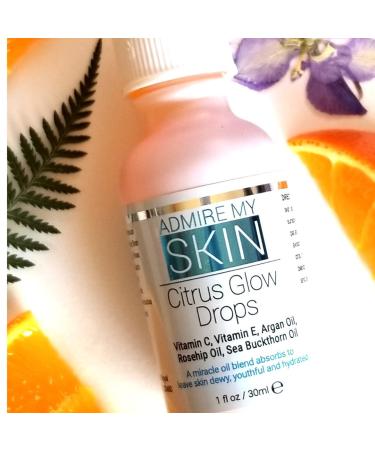 Admire My Skin Citrus Glow Drops - Radiant Skin Serum 1 fl oz (30 ml) - Buy Online on GoSupps.com