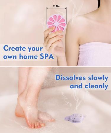 Aofmee Shower Steamers Aromatherapy - Pack of 8 Shower Bombs Gift Set with Essential Oils for Relaxation - Mother's Day & Birthday Spa Gifts - Buy Online on GoSupps.com