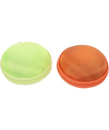 Gleavi 10 Pcs Essential Oil Storage Bags | Perfume & Nail Polish Organizer | Travel Case for Bottles | Light Green & Orange Design - Buy Online on GoSupps.com