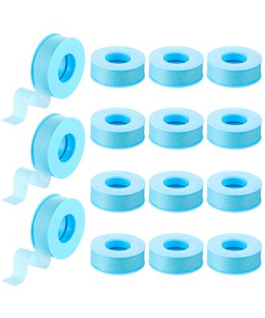 Nuanchu 12 Rolls Silicone Tape Bulk  Reusable Adhesive Silicone Tape for Sleeping  Skin  Lash  Easy to Remove (Blue  0.5 Inch x 3.9 Yards) 0.5 Inch x 3.9 Yards Blue - Buy Online on GoSupps.com