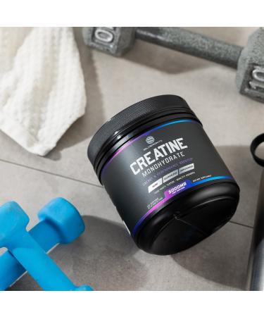 Pure Creatine Powder 5000mg - Unflavored Micronized Creatine Monohydrate | Keto & Vegan | Supports Muscle Growth & Strength | 60 Servings - Buy Online on GoSupps.com