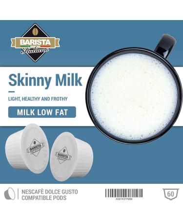 Barista Italiano - Skimmed Milk Capsules - 60 Capsules Compatible with Dolce Gusto * Machines (Skimmed Milk 60 Capsules 60 Portions) - Buy Online on GoSupps.com