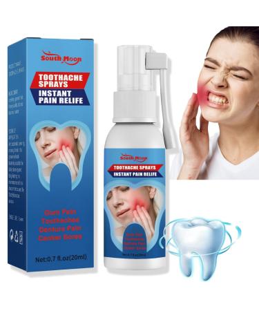 Toothache Relieving Spray Toothache Pain Relief for Adult Oral Care Spray for Toothache Tooth Pain Spray for Toothache Relief Dental Pain Relief Spray for Gum Health Sore Gums Treatment Pain Spray