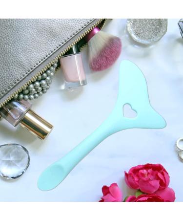 Eyeliner Stencils | Silicone Eyeliner Stencils Wing Tips - Silicone Eye Liner Aid with Face Cream Scoop for Eyelashes Lipstick Tmay Blue - Buy Online on GoSupps.com