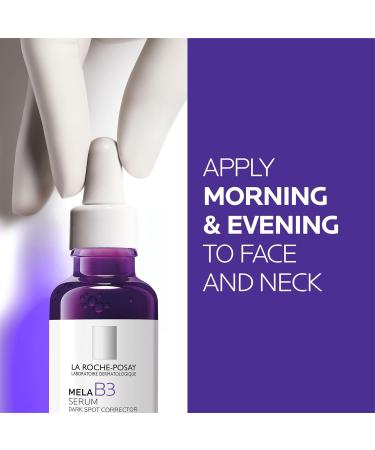 La Roche-Posay Mela B3 Serum  Dark Spot Corrector With Anti-Aging Melasyl + 10% Niacinamide  Discoloration Correcting Serum for Sun Spots  Age Spots & Post-Acne Marks  Long-Lasting Results  30ML - Buy Online on GoSupps.com