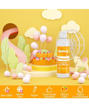 Food Coloring - 120ml Orange Liquid Food Coloring Upgraded Vibrant Tasteless Food Dye for Baking Cooking Dessert Decorating Icing Fondant Cookies Easter Egg Making DIY Supplies - 4.06 Fl.Oz Bottles (Christmas) - Buy Online on GoSupps.com