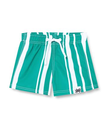 United Colors of Benetton boys boardshorts L Verde A Righe Bianche 73l