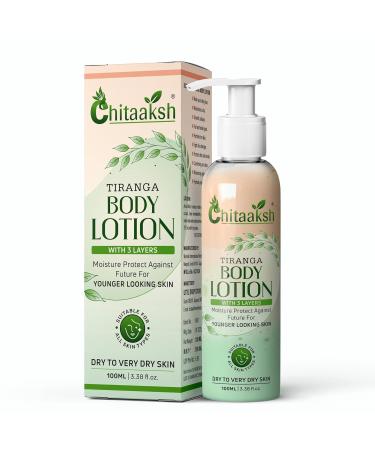 Chitaaksh Deep Nourish Body Lotion With 3 Layers for Women & Men | Non Sticky Body Moisturizer With Natural Sunscreen | Winter Body Lotion For Dry To Very Dry Skin (100 ML)
