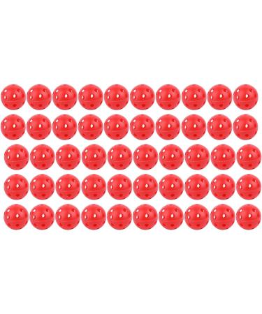 Faswin 150 Pack Red Hollow Plastic Golf Training Balls - 40mm Airflow Practice Golf Balls for Swing Practice and Driving Range - Indoor and Outdoor Use - Buy Online on GoSupps.com