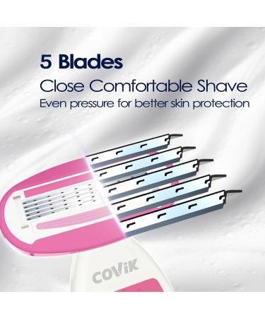 Shop Mini Travel Razors for Women - 5 Blade Shaving Razors for Effortless Grooming - Buy Online on GoSupps.com