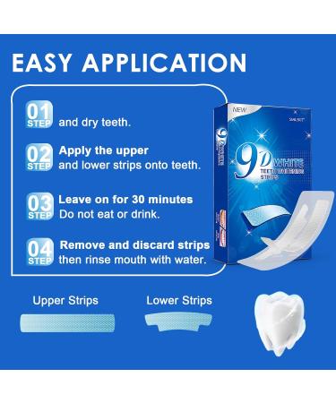 Blanchiment Dentaire 28 Pi ces Bande Dentaire Ensembles Blanchisseur de Dents pour le Douces pour les Dents Blanchiment Rapide & Efficace Incolore - Buy Online on GoSupps.com