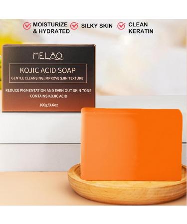 kojic Solid Soap Bars vitmain kojic acid soap - Buy Online on GoSupps.com