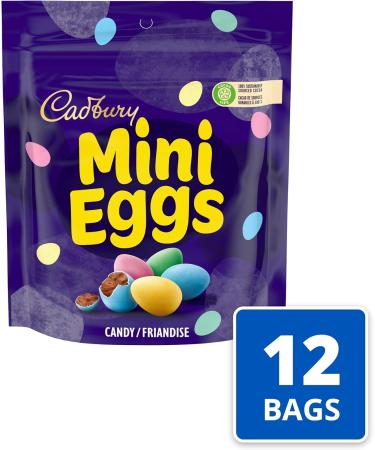 Cadbury Mini Eggs Chocolatey Candy Eggs 170 g (Pack of 12) Chocolate 170g - Buy Online on GoSupps.com