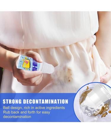 2 Stain Remover Stick - Stain Remover for Clothes and Fabric - Clothes Stain Remover Roller Ball Design for Food Cosmetics Drinks - Buy Online on GoSupps.com